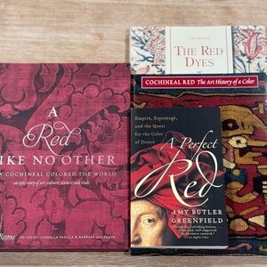 Red Color Resource Book Collection, Set of 4 Collectible Books on the Color Red